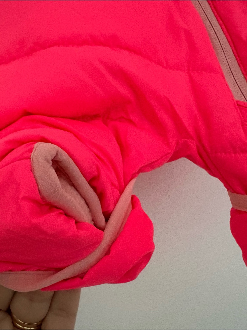 Nike Kids Bright Pink Hooded Puffer One-Piece - Picture 3 of 5
